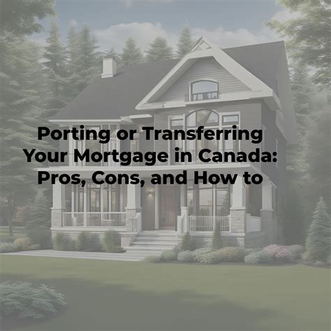 canadian mortgage porting.